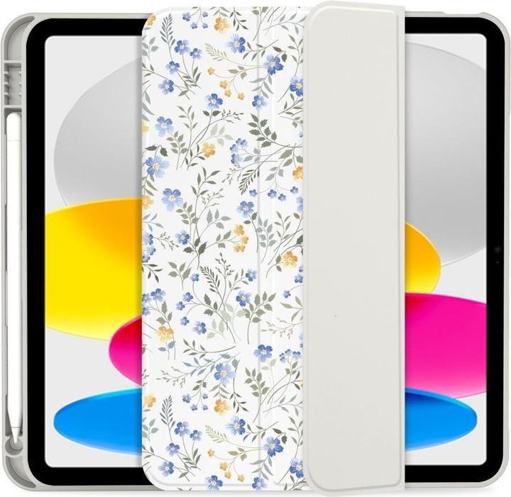 Produktbild Tech-Protect SC Pen Case for iPad 10.9 2022 (10th gen.) / 11 2025 (11th gen.) - Daisies with Leave (Apple iPad 2022 (10. Gen), Apple iPad 2025 (11. Gen))