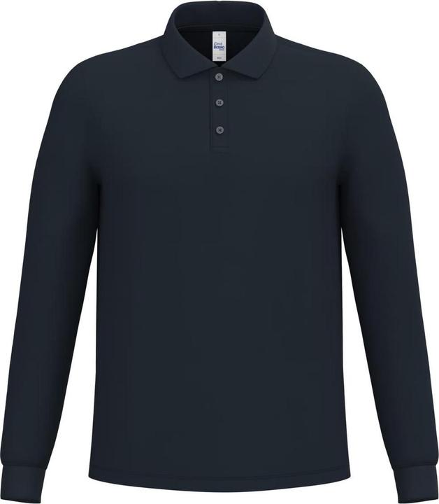 Produktbild iDeal Basic Langarm-Polo aus Piqué-Material (L)