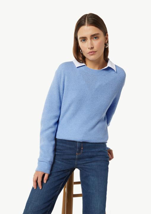Produktbild Comma Strickpullover Strickpullover mit Rippstruktur (46)