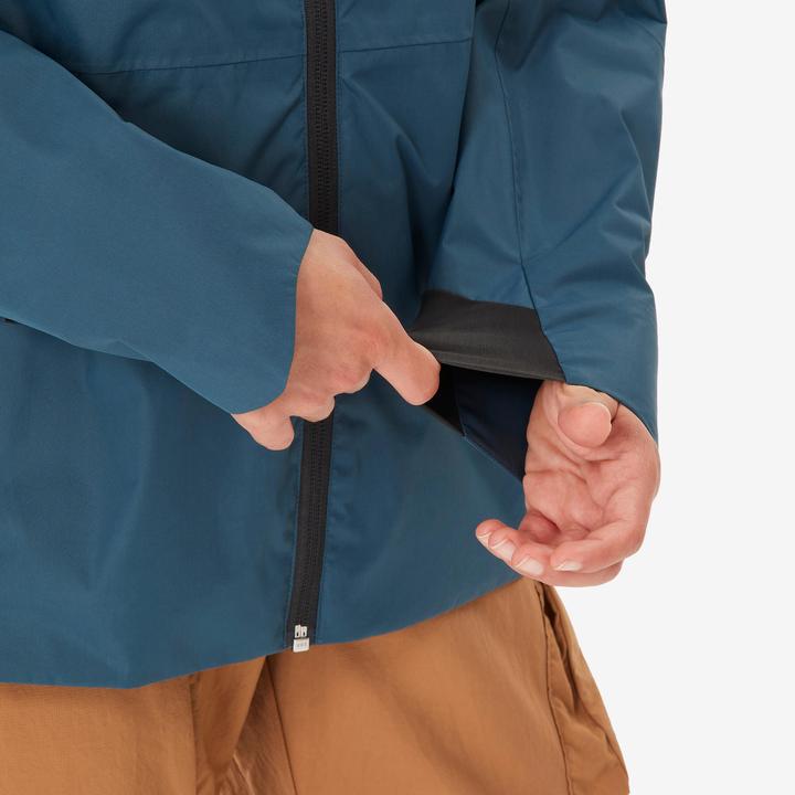 Produktbild Quechua Wanderjacke MH500 Kinder Gr. 122–170 wasserdicht Wandern blau (140)