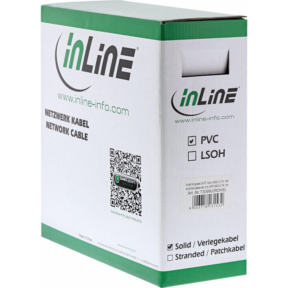 Thumbnail - InLine Netzwerkkabel (S/FTP, UTP, CAT5e, 100 m), Netzwerkkabel
