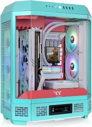 Image du produit Thermaltake TT The Tower 600 Mint Strawberry (ATX, Mini-ITX, mATX)