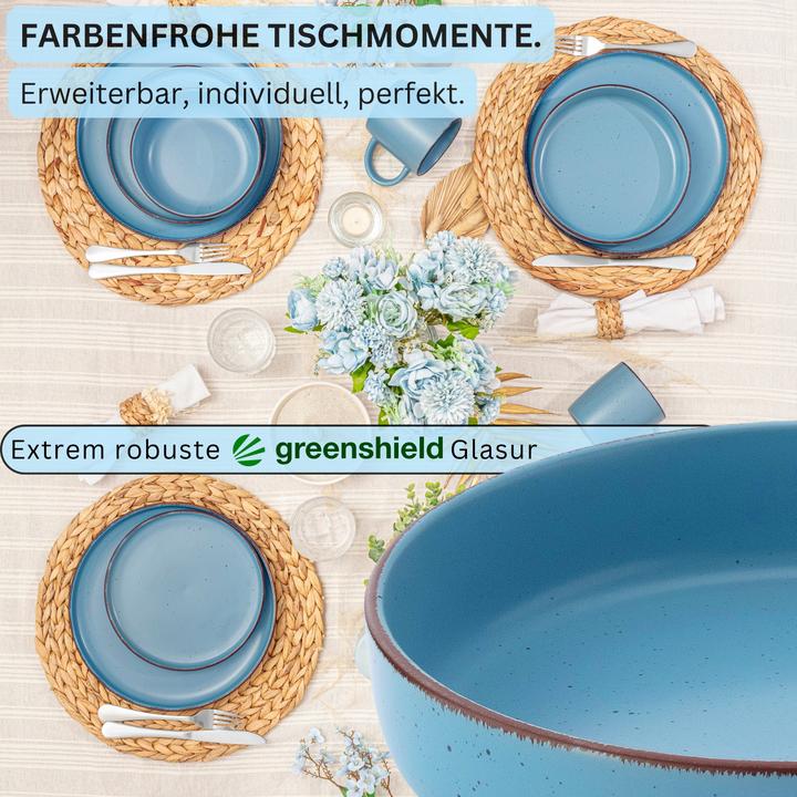 Produktbild Sänger Geschirr Pastaschalen Set Bombay Saphir (4 x, 20.50 cm)