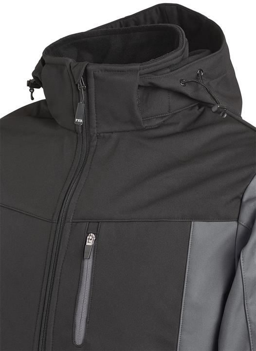 Productafbeelding FHB Heren softshell jas JANNIK grijs, zwart maat L (L)