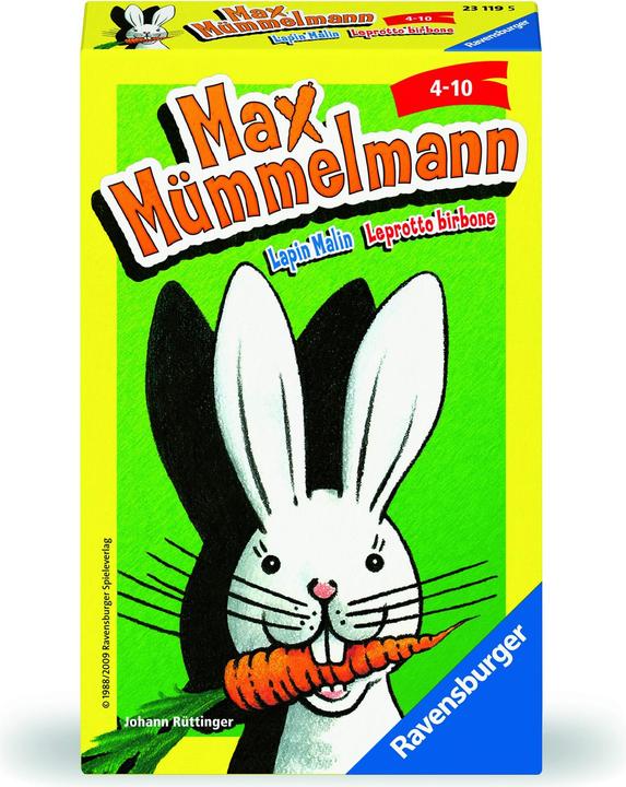 Produktbild Ravensburger Max Mümmelmann (Deutsch, Französisch, Italienisch, 2 - 4 Spieler)