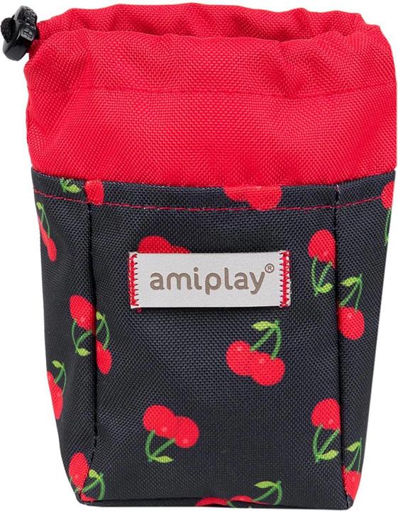 amiplay Snack Bag Be Happy Cherry, Black/Red (Dummy training)