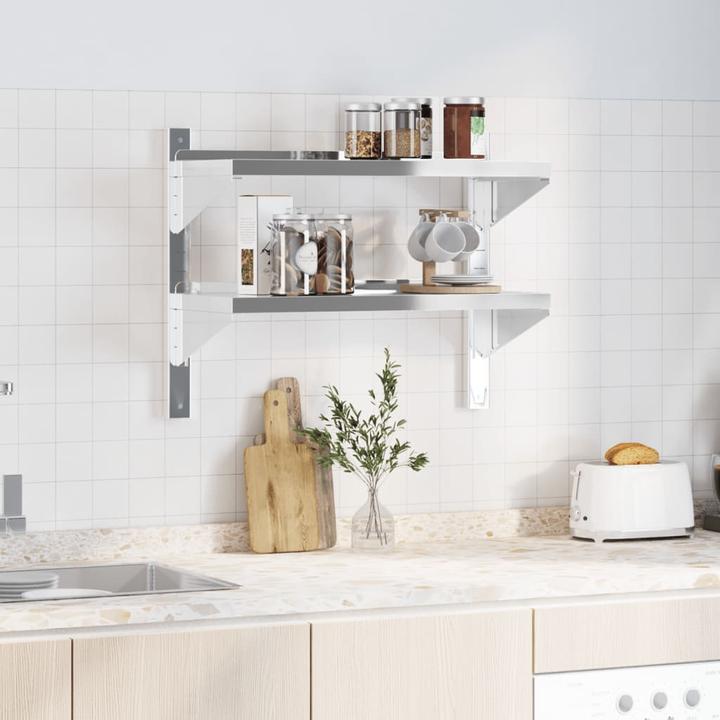 Actual product image VidaXL Wall shelf with 2 shelves Noble (75 x 30 x 60 cm)
