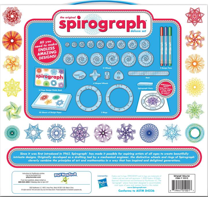 Actual product image Martinex Deluxe Spirograph