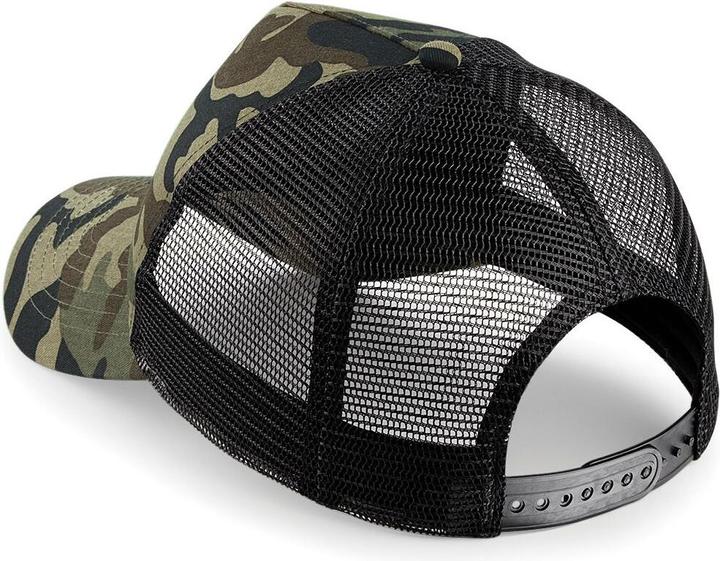 Actual product image Beechfield Retro camouflage trucker cap baseball cap with camouflage pattern (One size)
