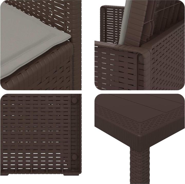 Produktbild vidaXL Modernes Esszimmer-Set