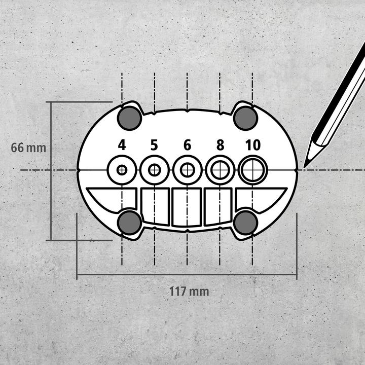 Actual product image wolfcraft 1 accumobil - mobile drilling aid