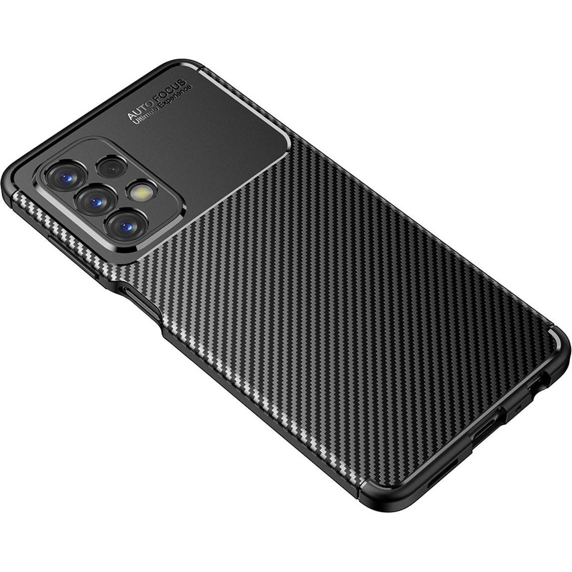 Thumbnail - König Design Hülle Handy Schutz für Samsung Galaxy A23 Case Cover Tasche Carbon Etuis Bumper (Samsung Galaxy A23), Smart...