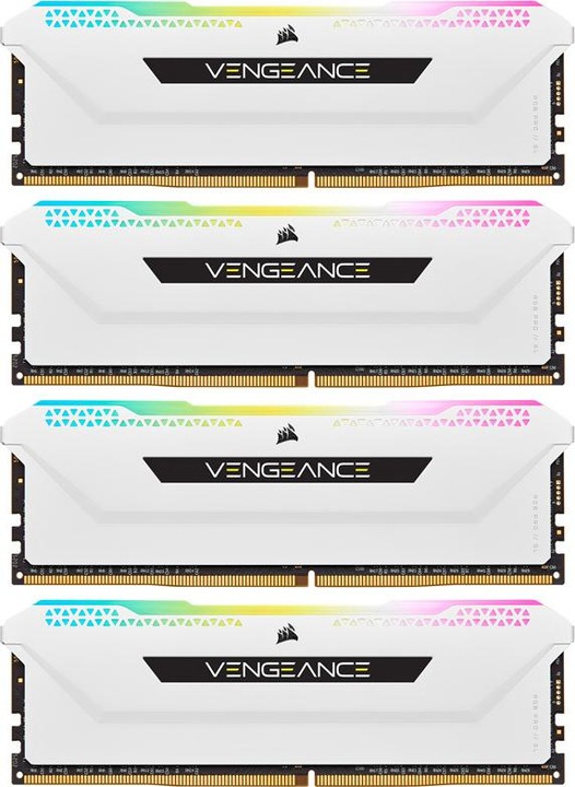 Productafbeelding Corsair Vengeance RGB Pro SL (4 x 8GB, 3200 MHz, DDR4 RAM, DIMM 288 pin)