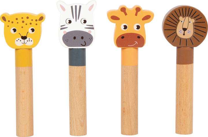 Actual product image small foot Steckspiel hüpfende Tiere „Safari“