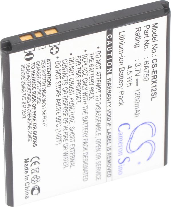 Sony Akku Xperia arc, Xperia X12