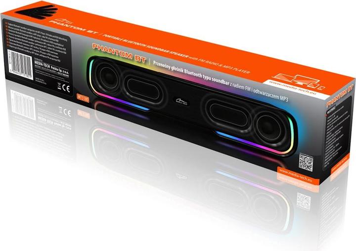 Produktbild Media-Tech Soundbar Phantom Blueto Oth Mt3180 (450 W, 2.0 Kanal)