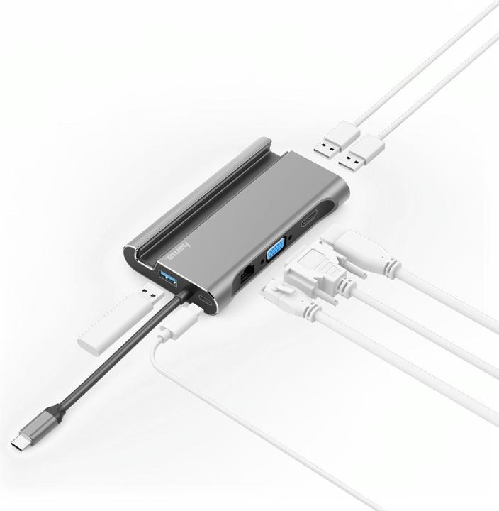 Actual product image Hama 135764 (Thunderbolt, USB-A, USB-C, 7 ports)