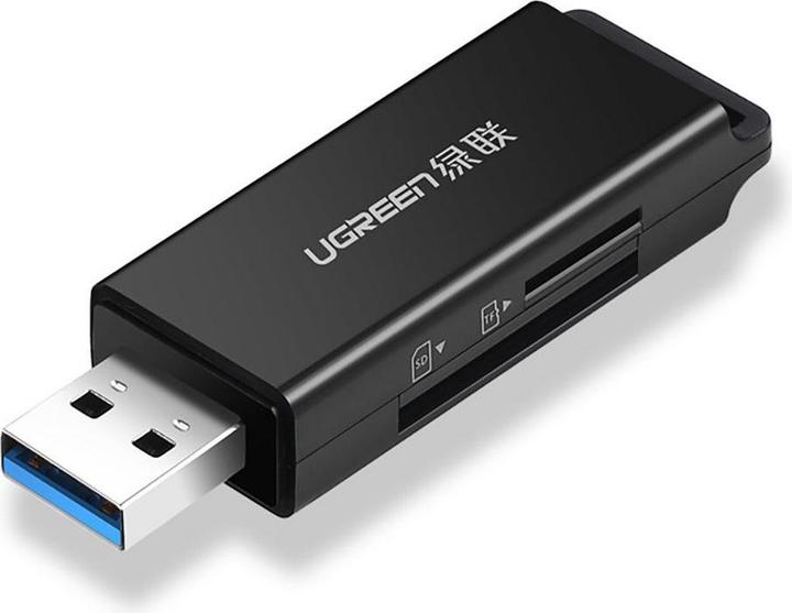 Image du produit Ugreen CM104 Lecteur de cartes mémoire SD/microSD USB 3.0 (noir) (USB 3.0)