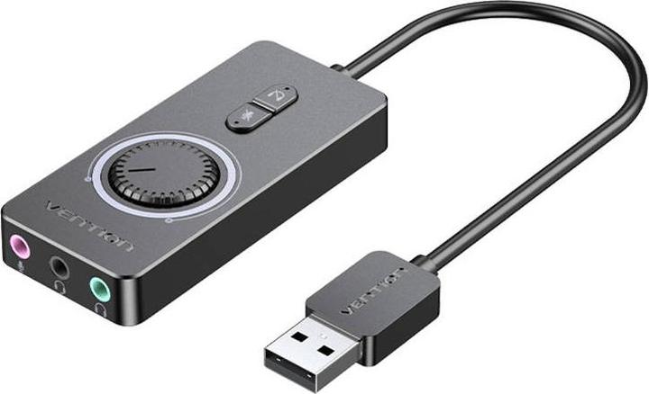 Vention Carte audio externe USB 2.0 CDRBF 1m (noir) (USB 2.0)