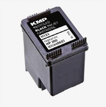 Produktbild KMP H133 Tintenpatrone kompatibel mit HP CC 640 EE (BK)