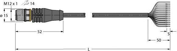 Produktbild Turck Anschlussleitung (5 m)