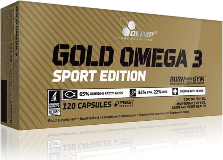 Produktbild Olimp Sport Nutrition Omega 3 Sport Edition (120 Stück, Kapseln)