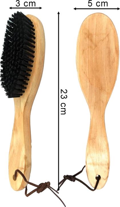 Produktbild Bate Holz Faden Bürste Schwarz Hart