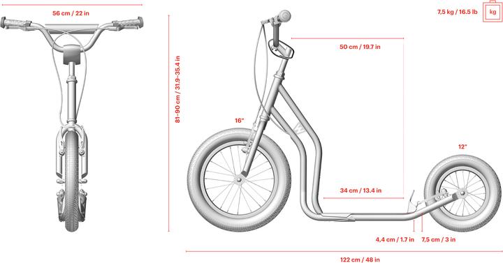 Actual product image Yedoo Scooter Wzoom New