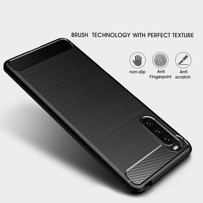 Image du produit MU Style Série Softcase TPU en fibre de carbone (Sony Xperia 10 III)