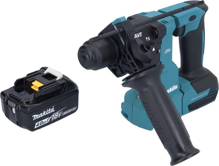 Actual product image Makita DHR 183 M1 cordless hammer drill 18 V 1.7 J SDS plus Brushless + 1x rechargeable battery 4.0 Ah - (Rechargeable battery operated)