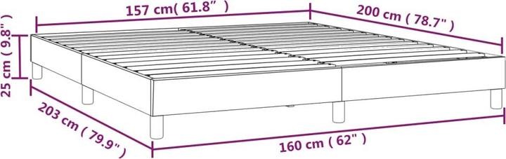 Immagine prodotto vidaXL Boxspringbettgestell (200 x 200 cm)