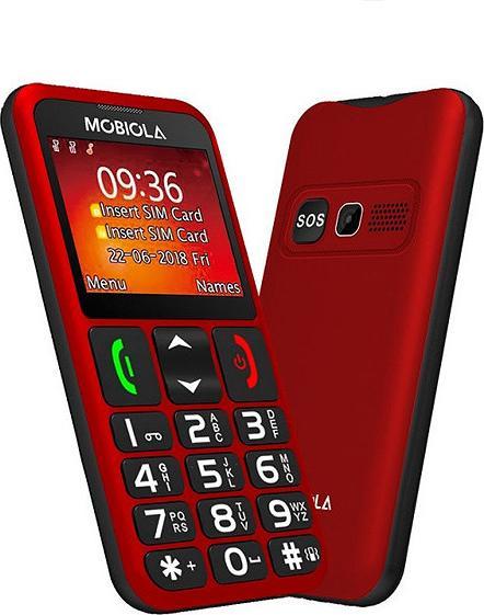 Actual product image Gsm-Telefon Mobiola Mb700 2g-Telefon Für Senioren Rot