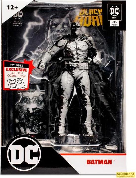 Actual product image McFarlane AF DC Multiverse Page Punchers Batman Line Art VRT 17cm