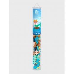 Actual product image Plus-Plus 100 creative mermaid building blocks
