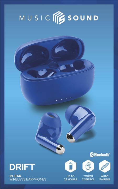 Actual product image Cellularline Music & Sound Bluetooth Earphones DRIFT (No noise cancelling, 22 h, Wireless)