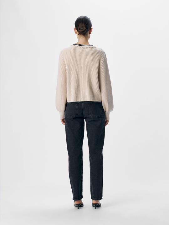 Produktbild Object Gerippter Strickpullover (S)