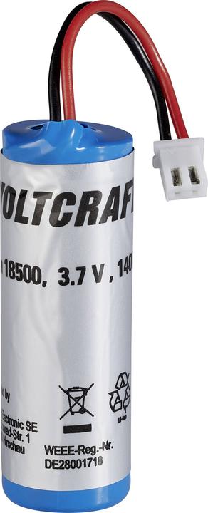 Actual product image Voltcraft Li-Ion replacement battery type
