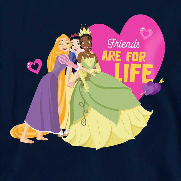 Produktbild Disney Princess Friends Are For Life Kapuzenpullover Valentinstag (128)