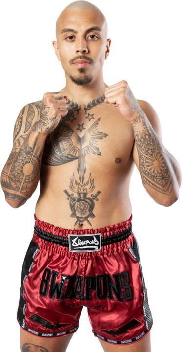 Produktbild 8Weapons 8 WEAPONS Muay Thai Shorts Carbon - Red Dawn XXL (L)
