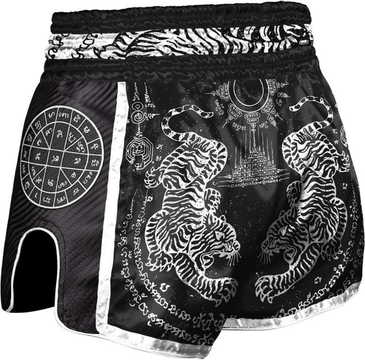 Image du produit 8Weapons 8 WEAPONS Muay Thai Shorts Carbon - Sak Yant Tigers black XXL (L)