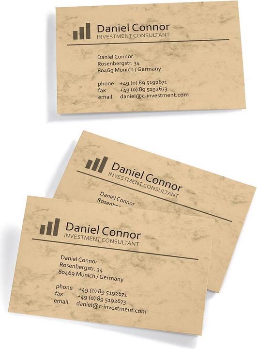 Image du produit Sigel Conception de cartes de visite 3C (85 x 55 mm)
