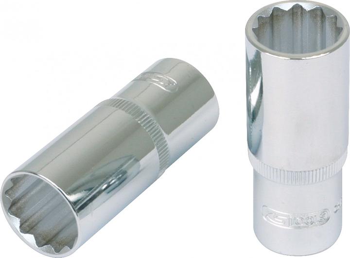 Produktbild KS Tools 1/2" CHROMEplus 12-Kant-Stecknuss lang (1")