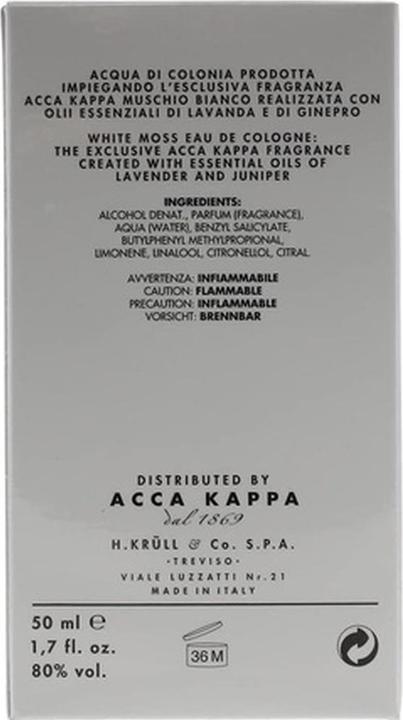 Produktbild Acca Kappa Muschio Bianco (Eau de Cologne, 50 ml)