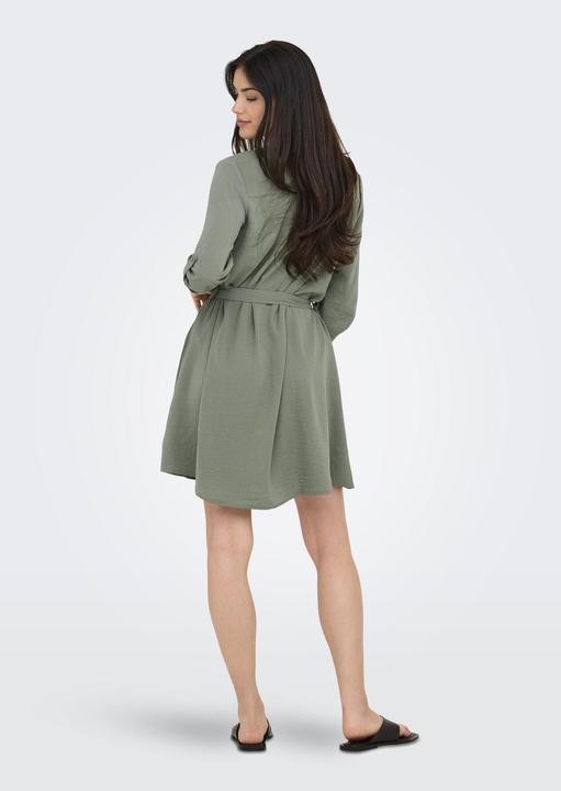 Actual product image JdY Normal geschnitten V-Ausschnitt Voluminöser Armschnitt Kurzes Kleid Kleid (M)