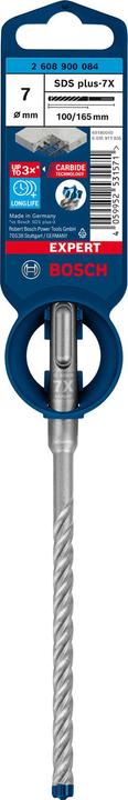 Actual product image Bosch Professional Zubehör Expert SDS plus-7X hammer drill, 7 x 100 x 165 mm (7 mm)