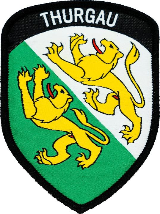 Actual product image Charlie Mike Klettabzeichen Kantonswappen Thurgau