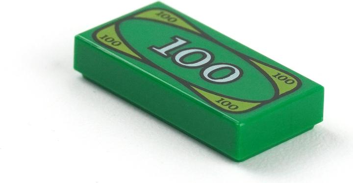 Image du produit LEGO Billet de banque 1x2 tuile - Green 3069bpx7 - 50x (3069, LEGO Accessoires)