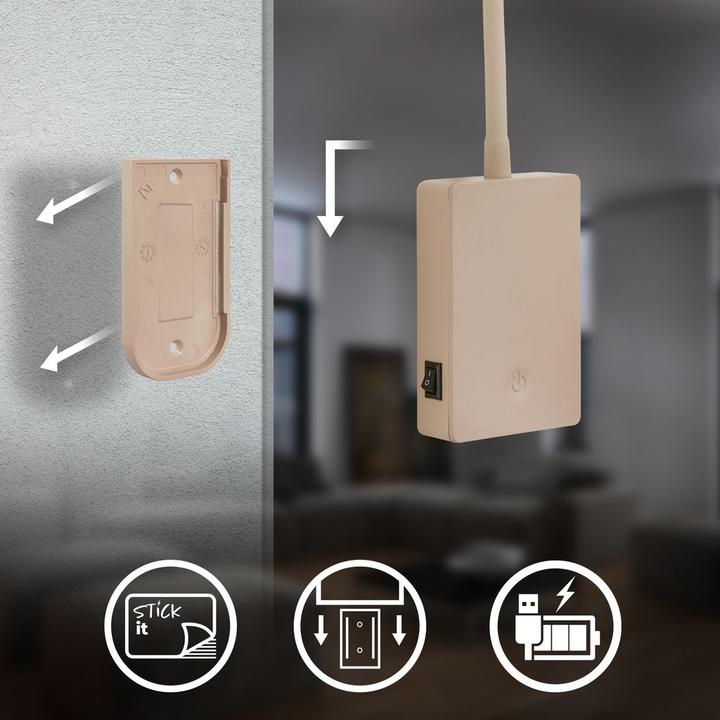 Produktbild Briloner CIELO LED Leseleuchte - Beige (150 lm)
