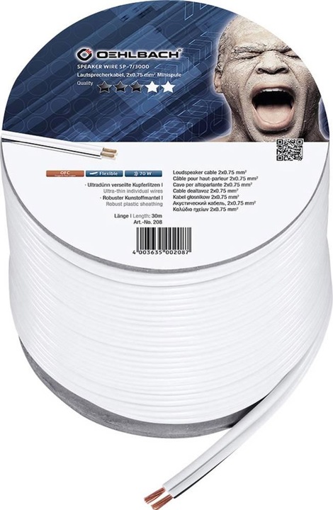 Actual product image Oehlbach SP7 3000 (30 m, 0.75 mm²)