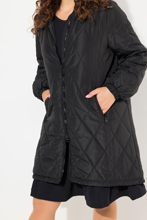 Image du produit Ulla Popken Manteau matelassé léger, imperméable, fermeture éclair à double sens (42, 44)
